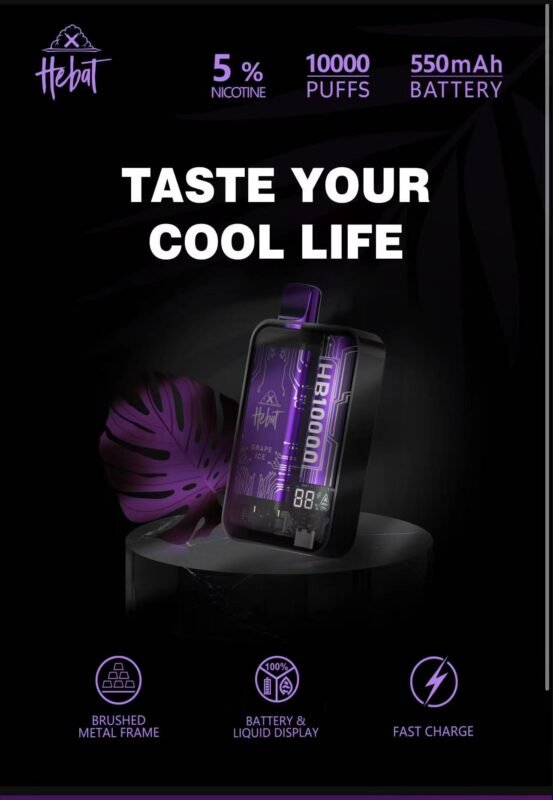 喜貝 HEBAT 10000 PUFFS 拋棄式電子煙
