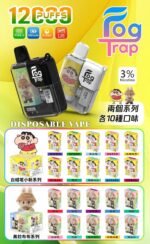 Fogtrap拉布布|蠟筆小新聯名款12000口抛棄式電子煙